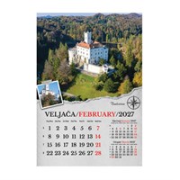 Zidni kalendar PUTUJEM HRVATSKOM
