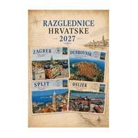 Zidni kalendar RAZGLEDNICE HRVATSKE