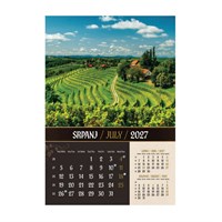 Zidni kalendar VINO