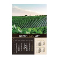 Zidni kalendar VINO
