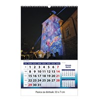 Zidni kalendar ZAGREB