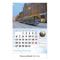 Zidni kalendar ZAGREB