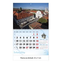 Zidni kalendar ZAGREB