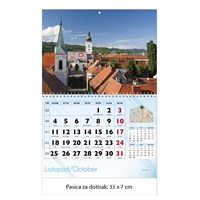 Zidni kalendar ZAGREB