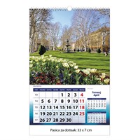 Zidni kalendar ZAGREB