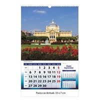 Zidni kalendar ZAGREB