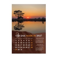Zidni kalendar ZRCALA U PRIRODI